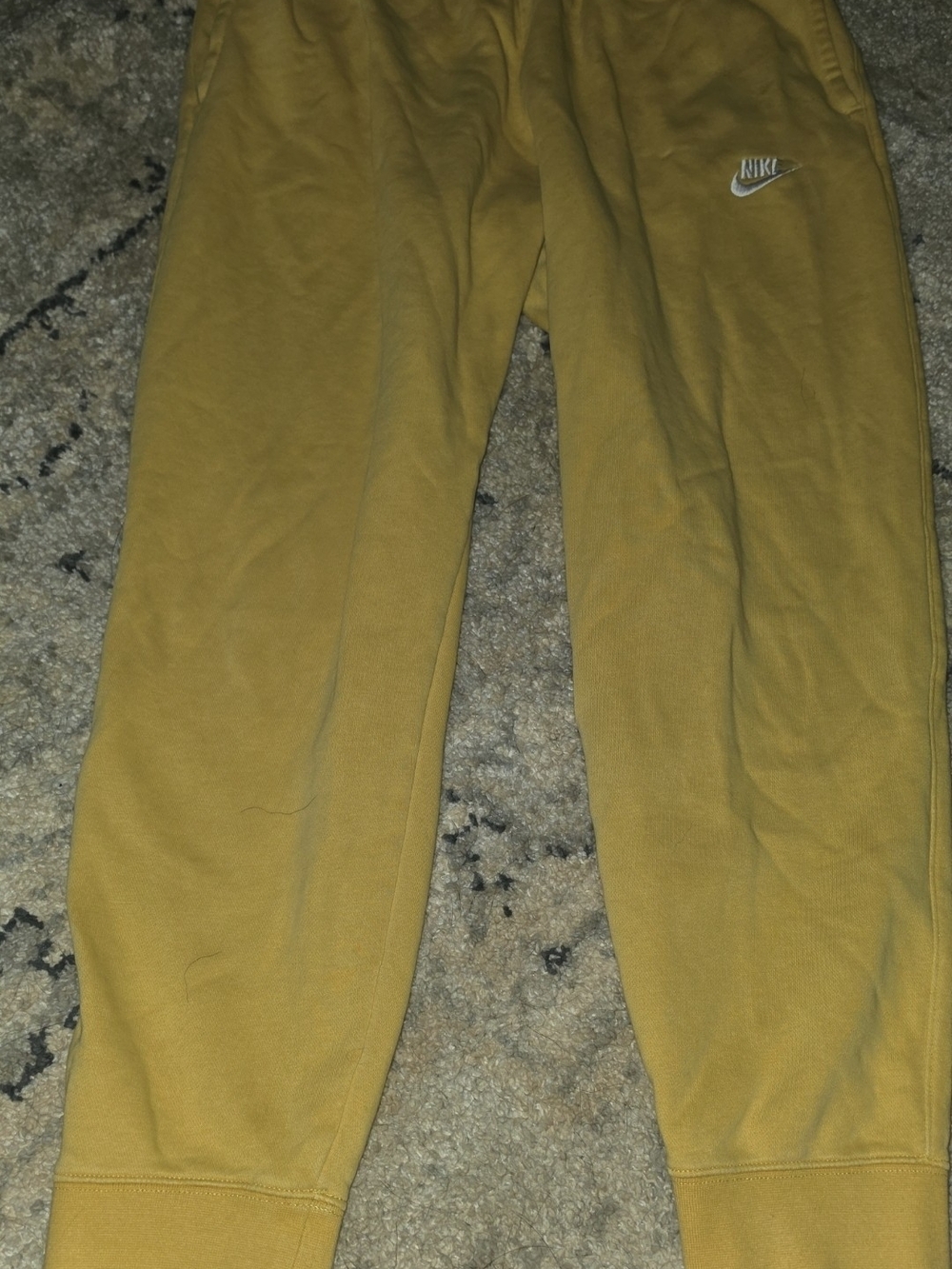 Nike Kids Yellow Mustard Jogger Sweatpants